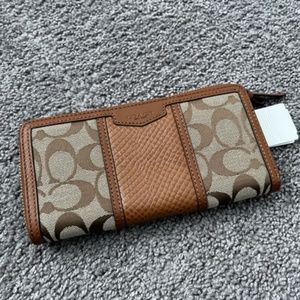 Coach Zip Around Wallet